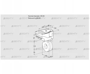 IBA80/65Z05/20-15W3T (88301265) Дроссельная заслонка Kromschroder