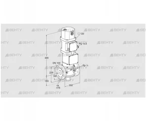 VK 100F10W6XA43D (85314415) Газовый клапан с приводом Kromschroder