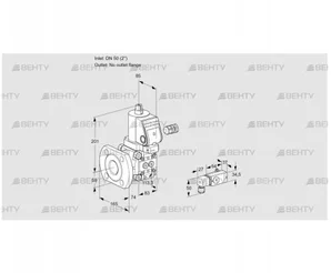 VAS350/-F/NKGR (88028644) Газовый клапан Kromschroder