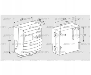 BCU460W8P2C0D0000K1E0-/LM400WF0O0E1- (88680374) Блок управления горением Kromschroder