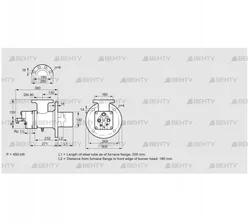 BIO 140KD-200/185-(70)E (84099870) Газовая горелка Kromschroder