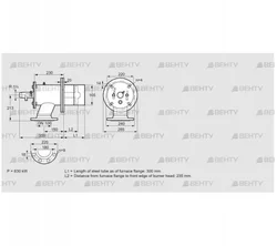 ZIO 165HM-300/235-(28)D (84246235) Газовая горелка Kromschroder