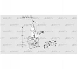 VAS240R/LW (88012113) Газовый клапан Kromschroder