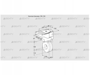 IBA150Z05/20-30W3E (88301167) Дроссельная заслонка Kromschroder