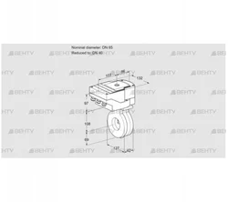 IBA65/40Z05/20-30Q3E (88302904) Дроссельная заслонка Kromschroder