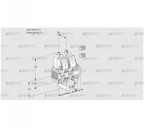 VCH2E50R/25R05FNHEVWR3/PPPP/PPPP (88102518) Клапан с регулятором расхода Kromschroder