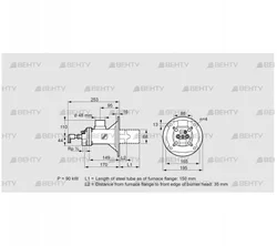 BIOA 65RM-150/35-(71)DB (84099828) Газовая горелка Kromschroder