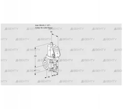 VAS2T40/-N/NKSR (88003072) Газовый клапан Kromschroder