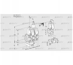 VCD1E25R/25R05D-50LWR/2-PP/PPBS (88105882) Регулятор давления Kromschroder