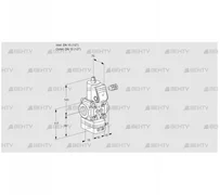 VAD115R/NW-100B (88029720) Газовый клапан с регулятором давления Kromschroder