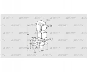 VK 100F40T5HG6L3DS2 (85317058) Газовый клапан с приводом Kromschroder