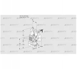 VAG2-/40F/NWAN (88016823) Газовый клапан с регулятором соотношения Kromschroder