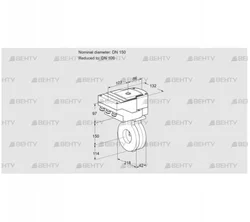 IBA150/100Z05/20-60W3T (88300713) Дроссельная заслонка Kromschroder