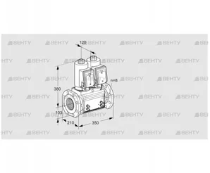 VCS8T100A05NNQSRB/MMMM/PPPP (88202888) Сдвоенный газовый клапан Kromschroder