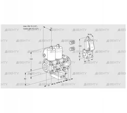 VCG1E15R/15R05NGEVWL3/PPBS/PPPP (88100542) Клапан с регулятором соотношения Kromschroder