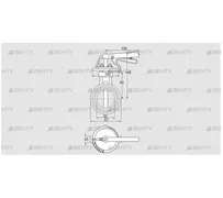 DKR 32Z03H350D (72701040) Дроссельная заслонка Kromschroder