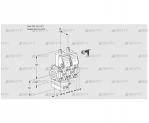 VCD1E15R/15R05D-100NWR/PPPP/PPPP (88106789) Регулятор давления Kromschroder