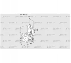 VAS350/-F/NQSR (88013015) Газовый клапан Kromschroder