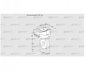 IBA150Z05/40A2A (88300806) Дроссельная заслонка Kromschroder