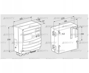 BCU460W2P6C0D0000K1E1-/LM400WF3O0E1- (88680140) Блок управления горением Kromschroder