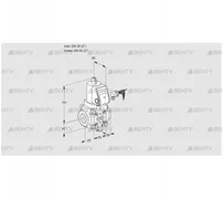 VAS250R/NWSR (88031927) Газовый клапан Kromschroder