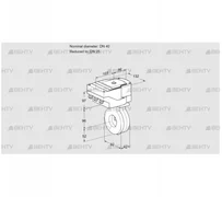 IBA40/25Z05/20-07W2T (88302074) Дроссельная заслонка Kromschroder