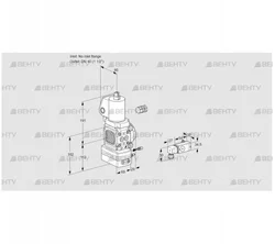 VAG2-/40R/NWSLAE (88034583) Газовый клапан с регулятором соотношения Kromschroder