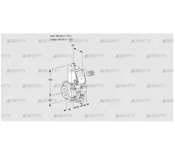 VAS340R/NY (88017830) Газовый клапан Kromschroder