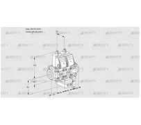 VCH1T20N/20N05NHAVQR/PPPP/PPPP (88107198) Клапан с регулятором расхода Kromschroder