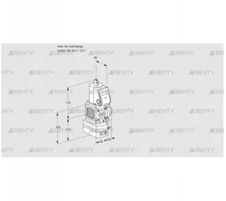 VAG2T-/40N/NQAN (88011111) Газовый клапан с регулятором соотношения Kromschroder