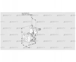 VAS350/-F/NW (88008736) Газовый клапан Kromschroder