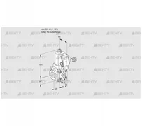 VAS240/-R/NPGR (88016407) Газовый клапан Kromschroder