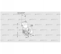 VAS3-/50F/NWSL (88032814) Газовый клапан Kromschroder