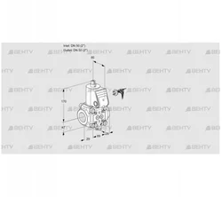 VAS250R/NK (88028066) Газовый клапан Kromschroder