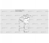 IBAF40/25Z05/20-60Q3TR10 (88301794) Дроссельная заслонка Kromschroder