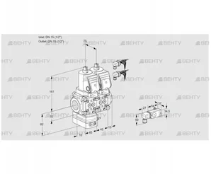 VCD1E15R/15R05D-100NWSR8/PP2-/PPPP (88106448) Регулятор давления Kromschroder