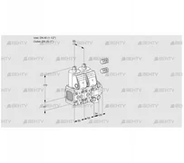 VCS2E40R/25R05FNNVWR3/PPPP/PPPP (88101760) Сдвоенный газовый клапан Kromschroder