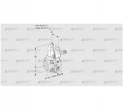 VAS225R/NYGR (88017823) Газовый клапан Kromschroder