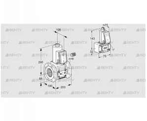 VAS780F05NW3E/PP/Z- (88204180) Газовый клапан Kromschroder