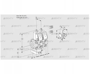 VCD1E15R/15R05D-25NWR3/PPPP/PPBY (88106480) Регулятор давления Kromschroder