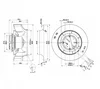 Центробежный вентилятор ebmpapst R3G225RH1901