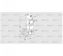 VK 100F10W6XA43DV (85314416) Газовый клапан с приводом Kromschroder