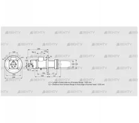 BIC 100HB-1200/1235-(37)E (84199025) Газовая горелка Kromschroder