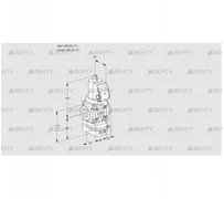 VAG1T25N/NQSRAN (88017350) Газовый клапан с регулятором соотношения Kromschroder