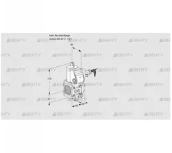 VAS2-/40R/NW (88009079) Газовый клапан Kromschroder