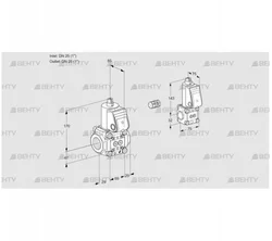 VAS2E25R/25R05NWR/PP/BS (88104778) Газовый клапан Kromschroder