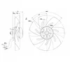 Осевой вентилятор ebmpapst A2E250AL0673