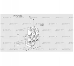 VCD1E15R/15R05D-100NWR/PPPP/PPPP (88107300) Регулятор давления Kromschroder