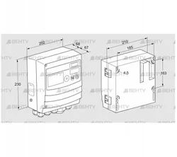 BCU460W0P2C0D0000K1E1-/LM400WF0O0E1- (88680152) Блок управления горением Kromschroder