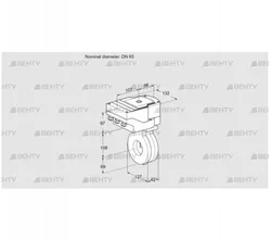 IBG65Z05/20-30W3E (88300942) Дроссельная заслонка Kromschroder